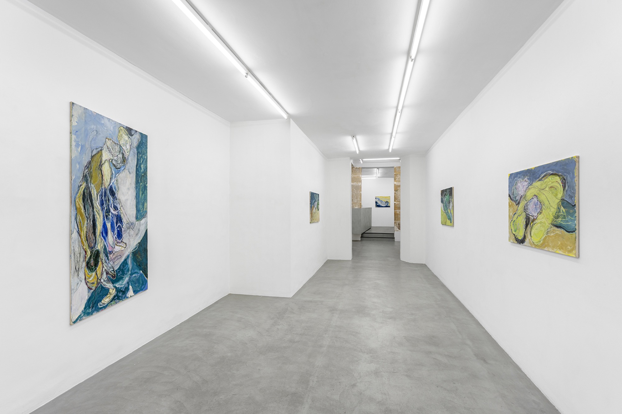 Installation view of Veins in the leaf, Bremond Capela, Paris, France, 2025